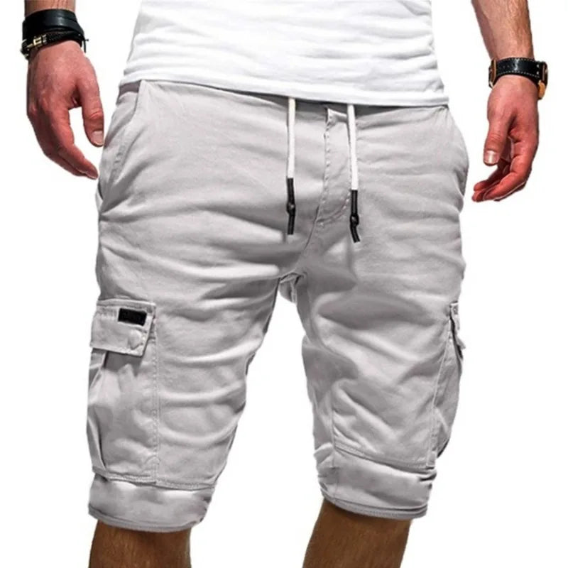 Men's Cargo Shorts - Summer Casual Workout Shorts with Multiple Pockets, Quick-Dry Beach & Gym Shorts for Outdoor Activities