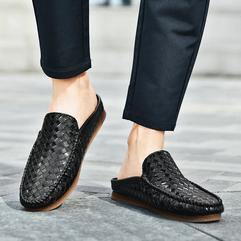 Luxury Brand Flat Shoes for Men Offer Cheap Original Men's Shoes 2024 Shose Brand Replica Summer Men's Sneakers Natural Leather