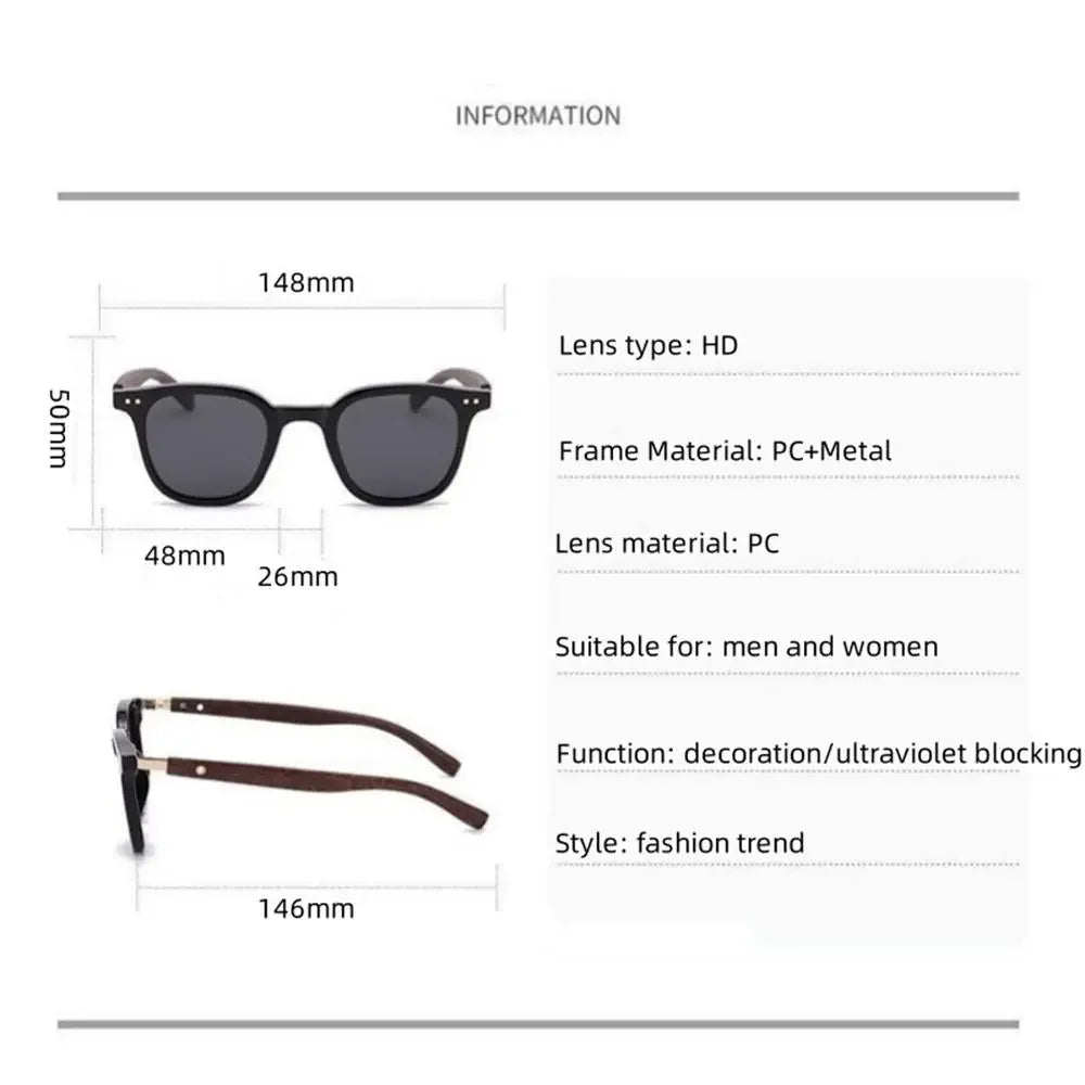 Men Vintage Wooden Frame Sunglasses Classic Brand Sun Glasses Coating Lens Men Polarized UV Protection Driving Eyewear