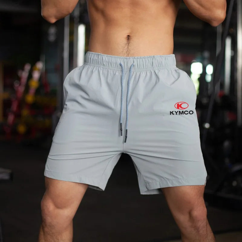2025 Fashion new men's five-inch casual shorts, comfortable, breathable and sweat-absorbing sports shorts for outdoor jogging