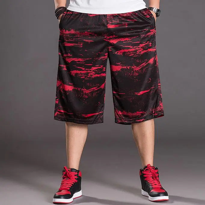 Male Short Pants Basketball Long Quick Dry Men's Shorts Training Bermuda Essential Fashion With Korean Style Stylish Clothing