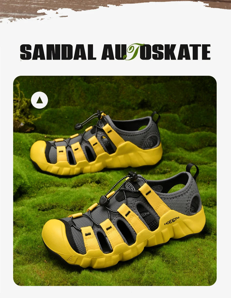 Luxury Brand Sandals For Men Outdoor Beach Shoes Unisex Comfy Non-slip Women's Summer Sandals Men's Sports Sneakers Wading Shoes