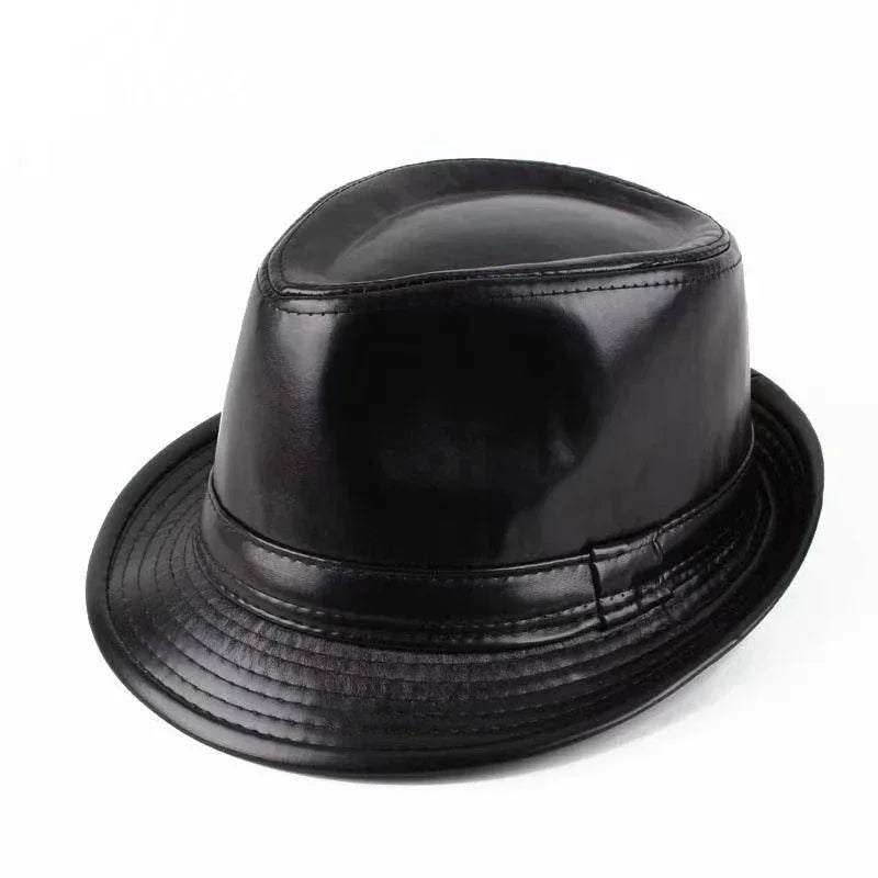 Men's and Women's Gentleman Hat Casual England Cowboy Hat Retro Warm Bowler Hat Jazz Cap Out Hundred with The Trend Cap