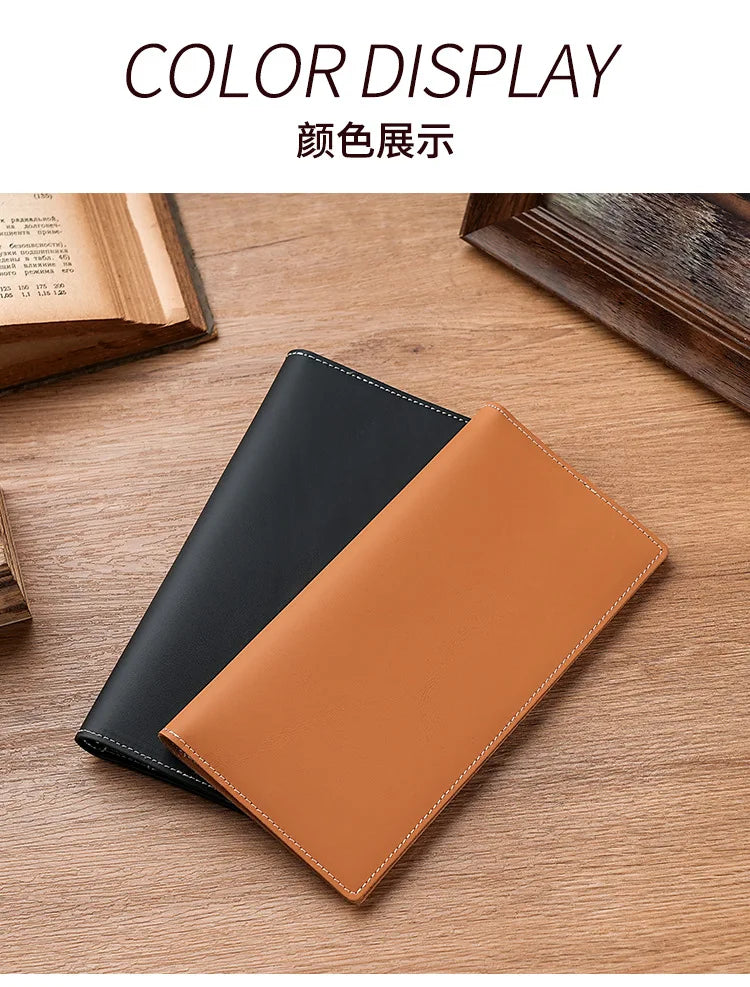 Men's Women's Genuine Leather wallets High-Quality Multi-Card Slot Business Comfortable Clutch Long European and American Wallet