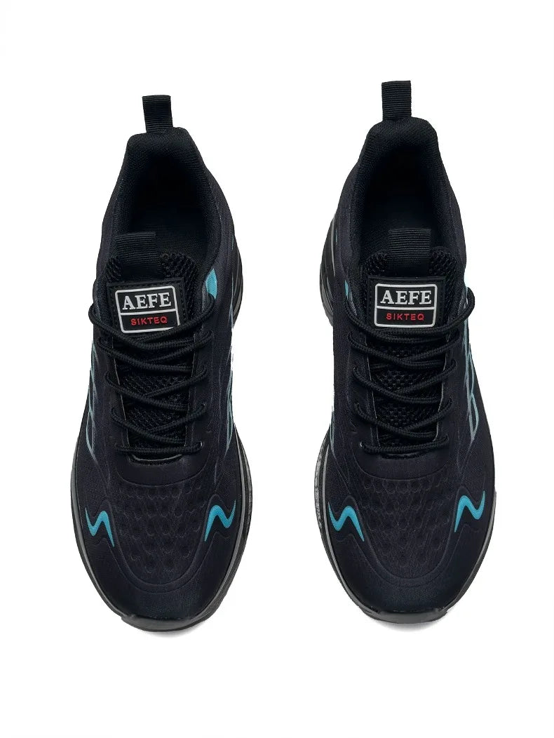 Casual Running Shoes for Men Breathable Knit Sneakers Mens Tennis Trainers 2025 New Fashion Sports Shoes Shock-absorb Sneakers