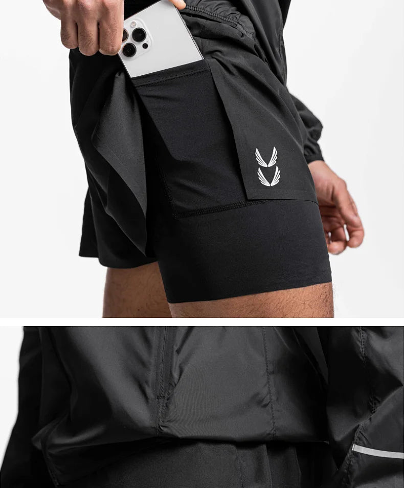 Mens Gym Training Shorts Man Quick Dry Sports Casual Short Pants Fitness Workout Running Bodybuilding Fashion Basketball Shorts