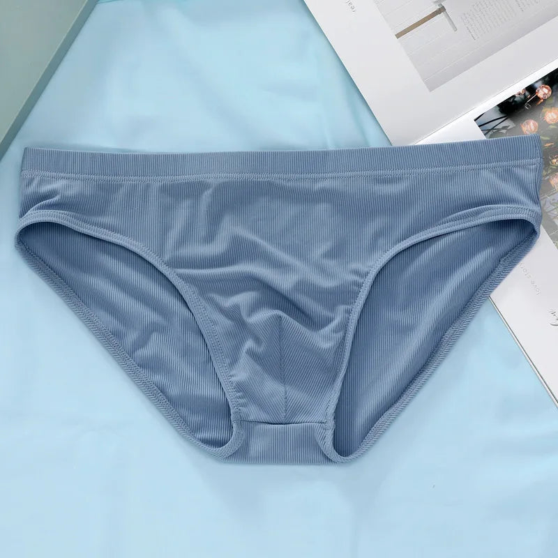 Summer Mens Briefs Sexy Underwear Panties  Breathable Solid Underpants Male Lingerie  Ropa Interior Hombre Cueca