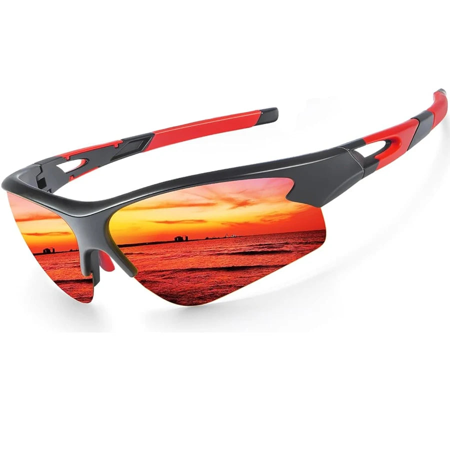 Sports Sunglasses for Men Women Fashion Lightweight Mens Sunglasses UV Protection for Outdoors