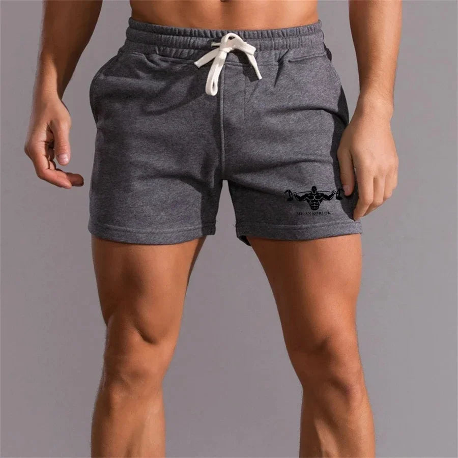 Shorts Gym Shorts Men Outdoor Fashion Summer Men's Casual 3 Points Pants WorkoutShort Gym Sweatpants Short Man Exercise Running