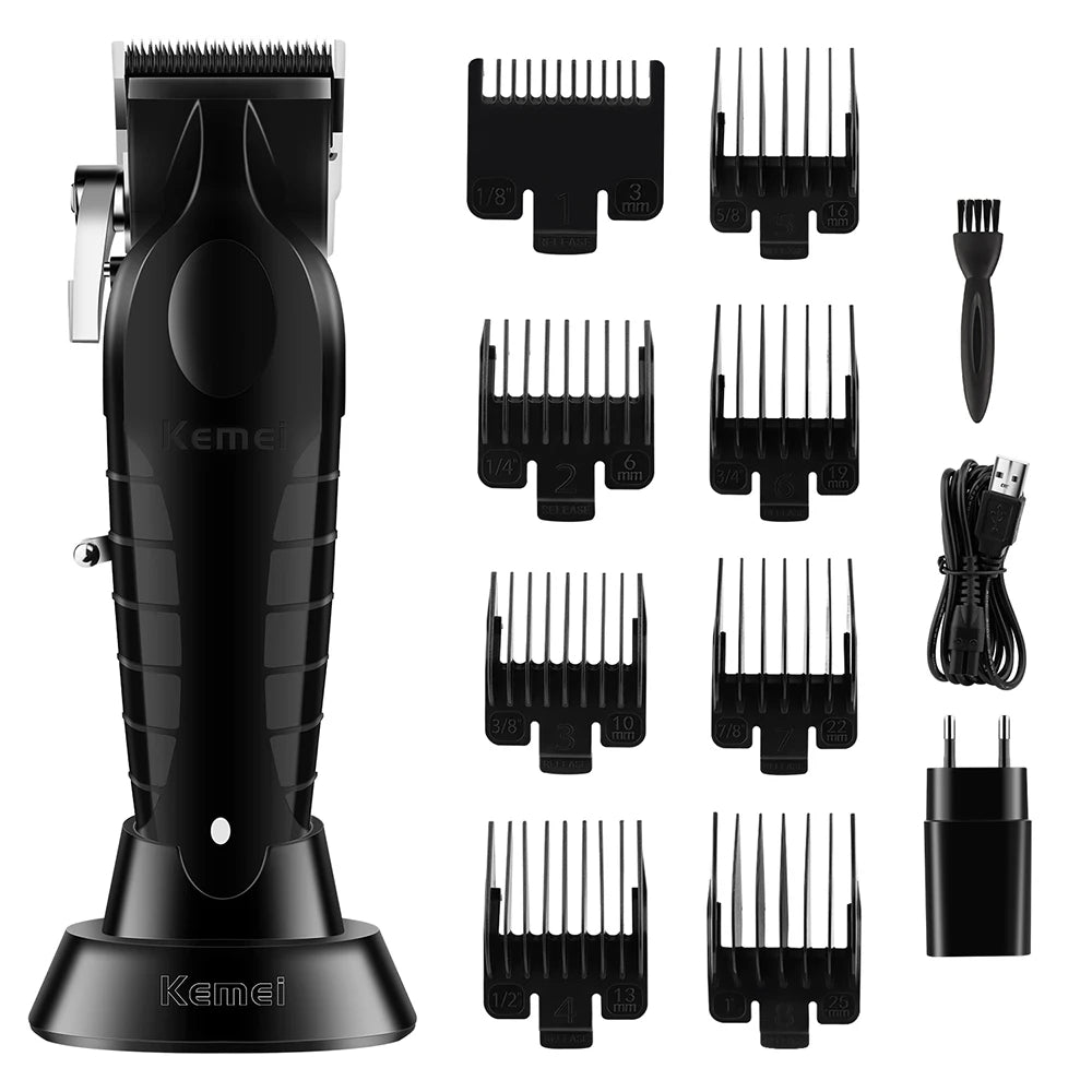 Kemei KM-2296 KM-2299 KM-1102 Hair Clipper Kit Men's Electric Shaver Hair Trimmer Machine Professional Hair Cutting Machine