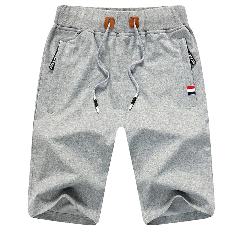 2024 Mens Shorts New Summer Casual Shorts Cotton Fashion Men Beach Short Solid color Drawstring Joggers Male Hot Pockets trouser