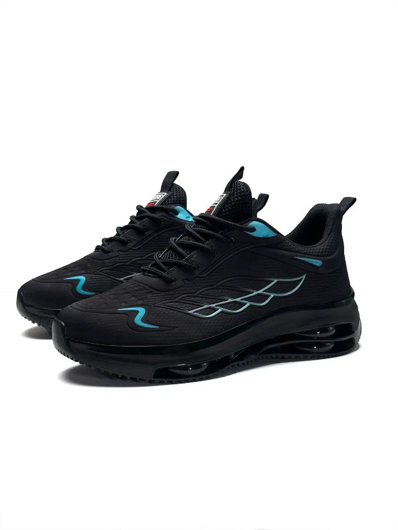 Casual Running Shoes for Men Breathable Knit Sneakers Mens Tennis Trainers 2025 New Fashion Sports Shoes Shock-absorb Sneakers