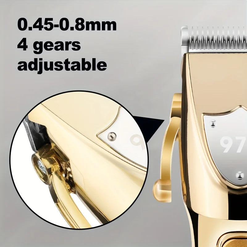 Professional hair clipper,men's hair clipper, beard hair clipper set, cordless electric shaver, men's shaver, hair clipper, T-