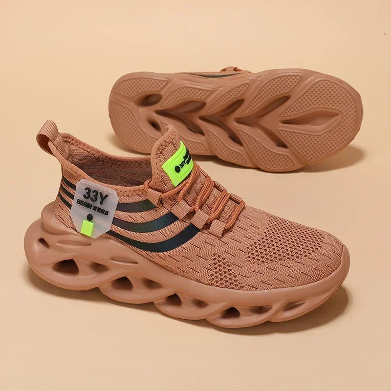 Sneakers for Men Casual Sport Shoes Breathable Lightweight Outdoor Mesh Platform Running Shoes Athletic Tenis Walking Shoes