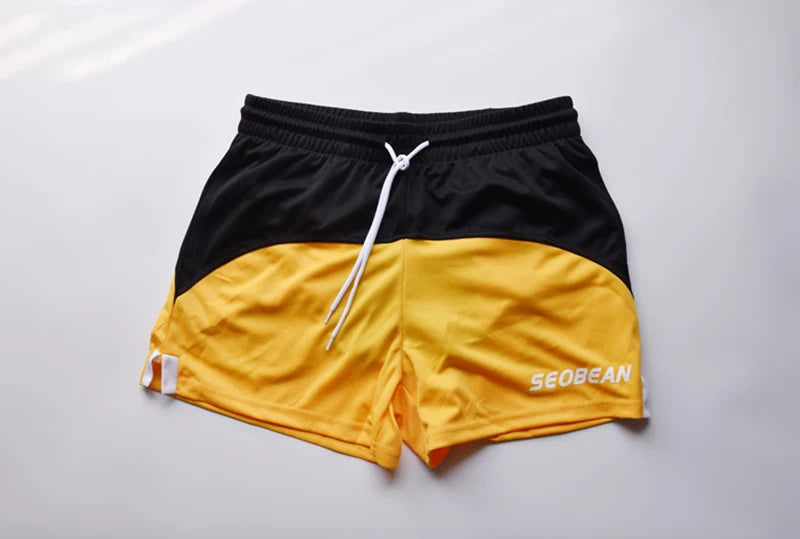 Men's Shorts Ropa Hombre Sport Shorts Men Clothing Patchwork Basketball Fitness Short For Men Gym Bermuda Masculina SEOBEAN New