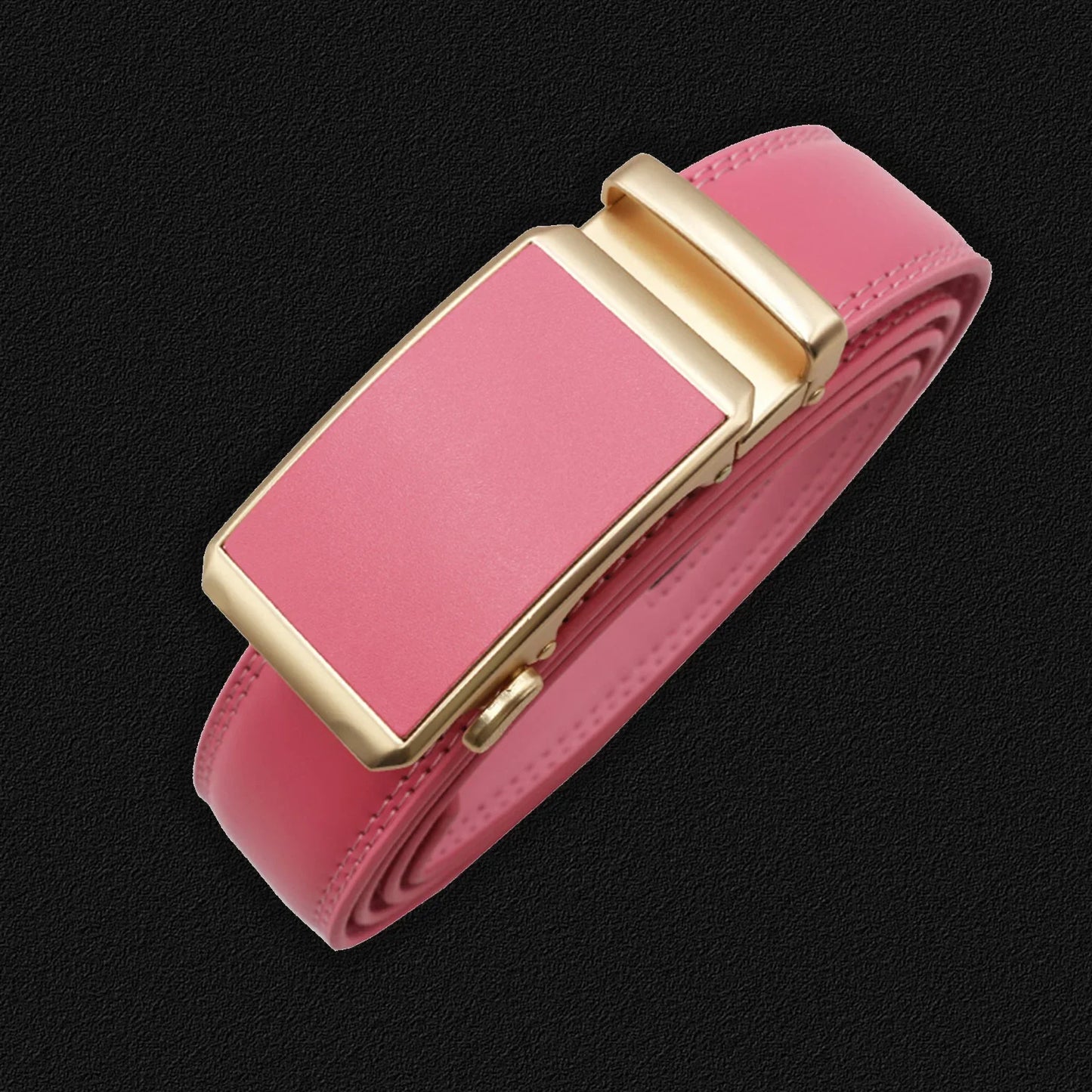 Men Automatic Buckle Belts Genuine Leather Belts for Business Men Luxury Black Strap Waistband New Fashion Brand Designer