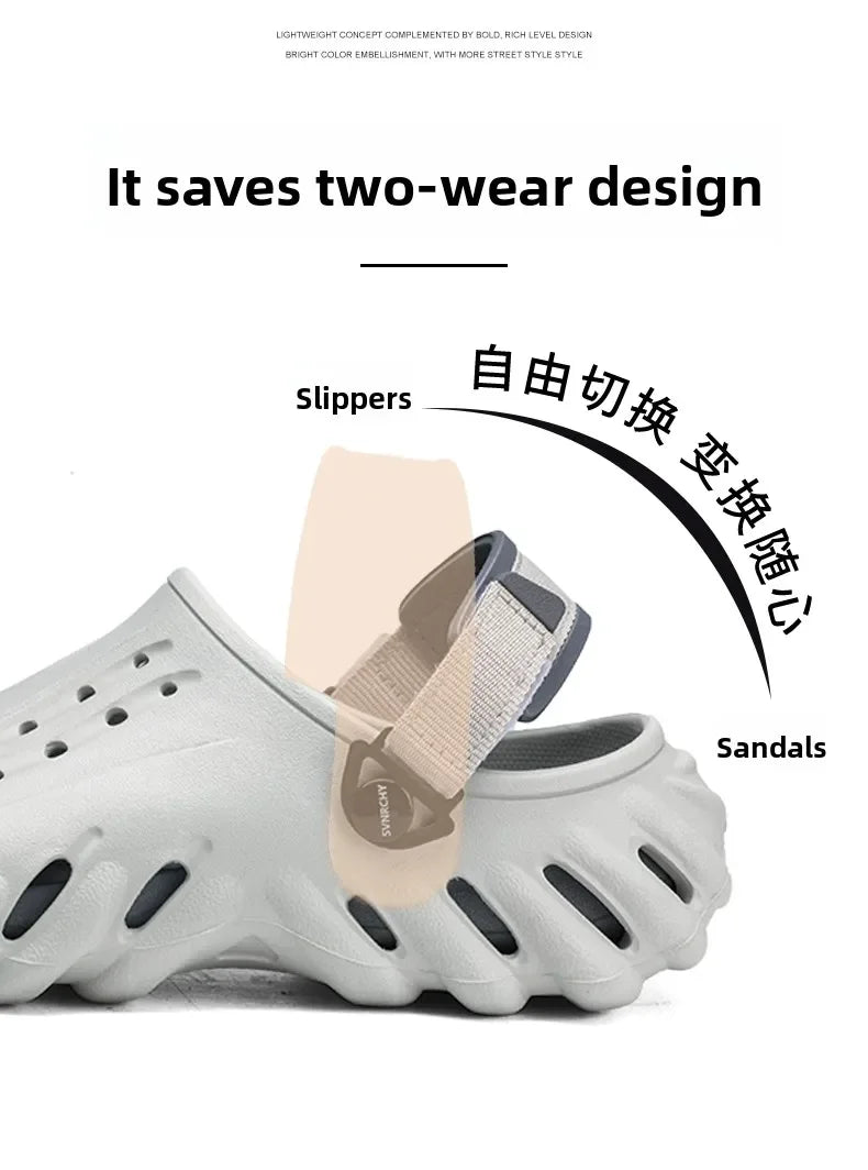 Luxury Man Sandal for Men Brand Men's Shoes 2025 White Sandals Flat Sandals Mens Soft Sandles Summer Shoes Sale Slippers Slipers
