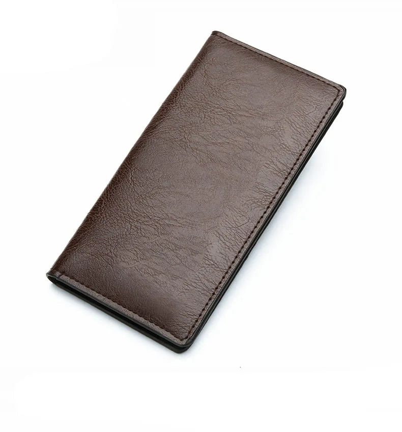 Mens Long Section Wallet Fashion Lightweight Soft PU Leather Mens Horizontal Multifunctional Wallet cartera mujer pURSE