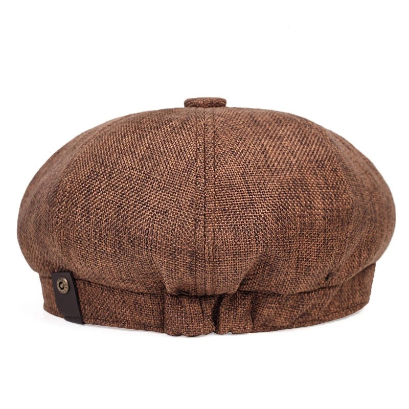 New Men Casual Newsboy Hat Spring Summer thin retro beret Hat wild casual Hats unisex octagonal Cap Fashion Hip Hop Caps gorras