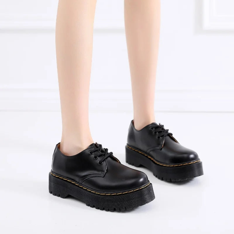 New men and women boots American British platform thick-soled low-cut men shoes non-slip wear-resistant outdoor casual shoes 45