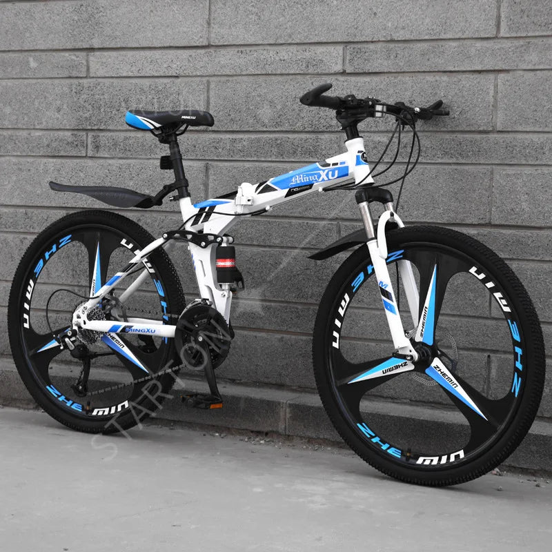 Bike Folding Mountain Bike  Double Shock Absorption