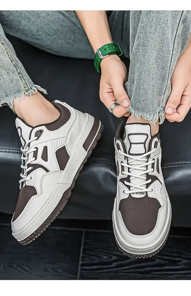 2025 new shoes for men sneakers for men off white shoes men casual shoes Breathable Height Increasing Massage