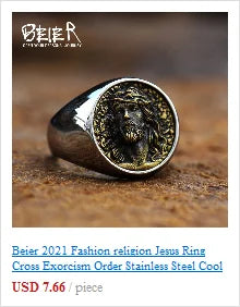 BEIER High Quality Aragorn II Barahir Snake Stainless Steel Men Ring Jewelry BR8-599