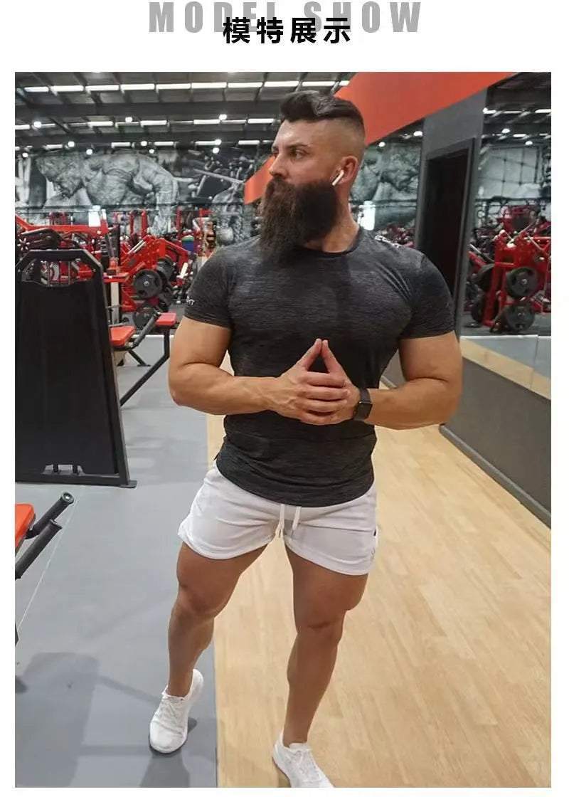 Men's Fashionable Solid Color Shorts with Pockets, Breathable, Slightly Elastic, Suitable for Hiking, Jogging, Cycling, Outdoor Fitness Exercise