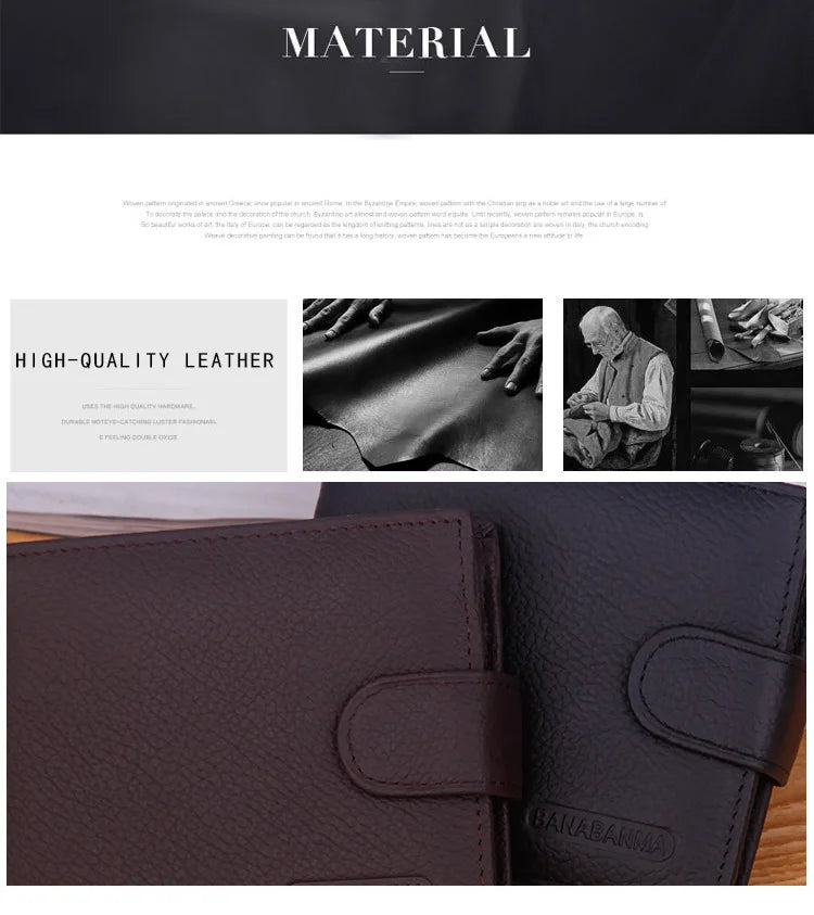 Genuine Leather Men Wallets Classic Free Engraving Name Zipper Purse Man Card Horder Famous Brand Quality Male Wallet For Boy