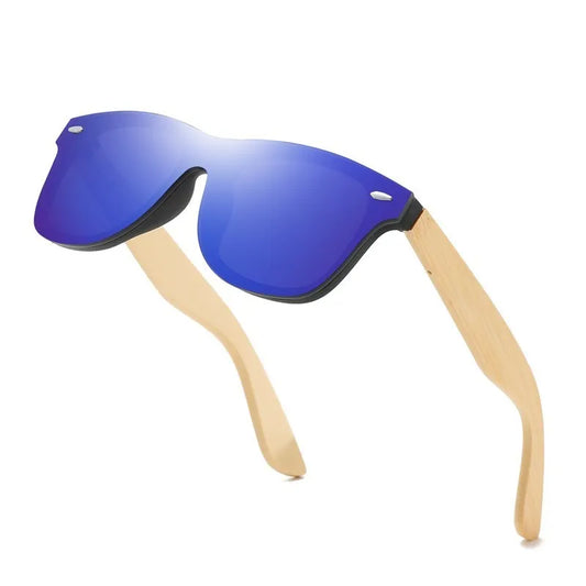 Wood Sunglasses Men Women Square Bamboo Women for Women Men Mirror Sun Glasses Oversize Retro De Sol Masculino Handmade