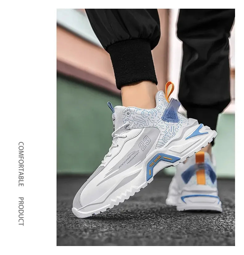 Men's Sneaker Shoes Casual Sports Basketball Shoes for Men Fashion Trends Original Male Sneakers High Top Mens Running Shoes