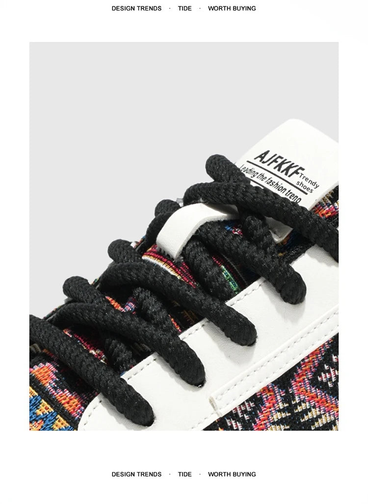 Trendy Street Style Lace Up Sneakers for Men Outdoor Activities Shoes Обувь Skate Shoes for Men Comfy Non Slip Casual Sneakers