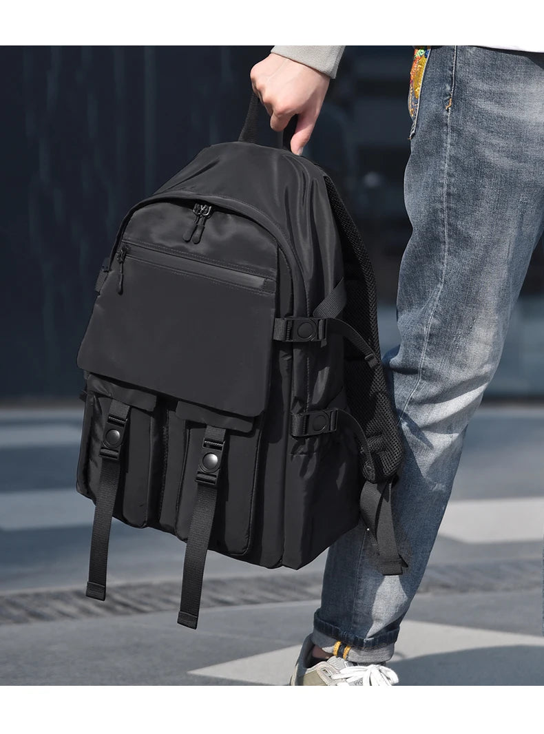 Men's Tactical Style Backpack, Large - capacity Travel Bag with Multiple Straps, Durable Material, Ideal for Outdoor Adventures