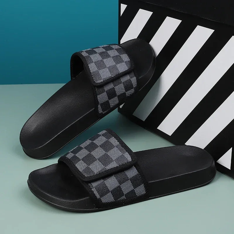 Slippers for Men To Wear Outside in Summer Men's Non-slip and Anti-odor Comfortable Soft Flip-flops Outdoor Trendy Sandals