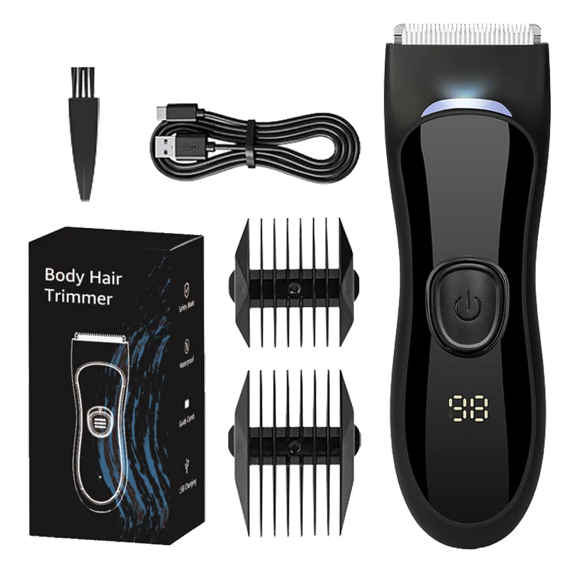 Electric HairClipper Men Haircut Machine Beard Machine Shaving Body Hair Trimmer Clippers Barber Gentleman Shaver Washable