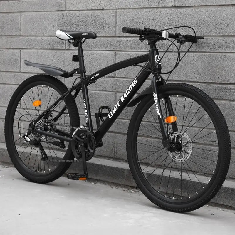 21/24/27-speed Shock Absorption Racing Bike Carbon Steel Frame Mountainbike 26 Inch Bicycle for Adults