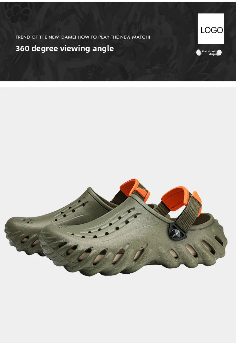 Luxury Man Sandal for Men Brand Men's Shoes 2025 White Sandals Flat Sandals Mens Soft Sandles Summer Shoes Sale Slippers Slipers
