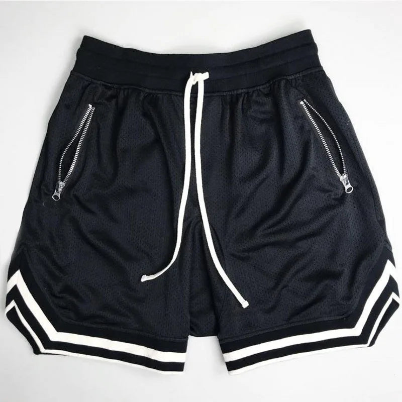 Mens Fire Red Shorts Casual Basketball Shorts Gym Fitness Short Joggers Shorts Workout Bodybuilding Breathable Board Shorts Male