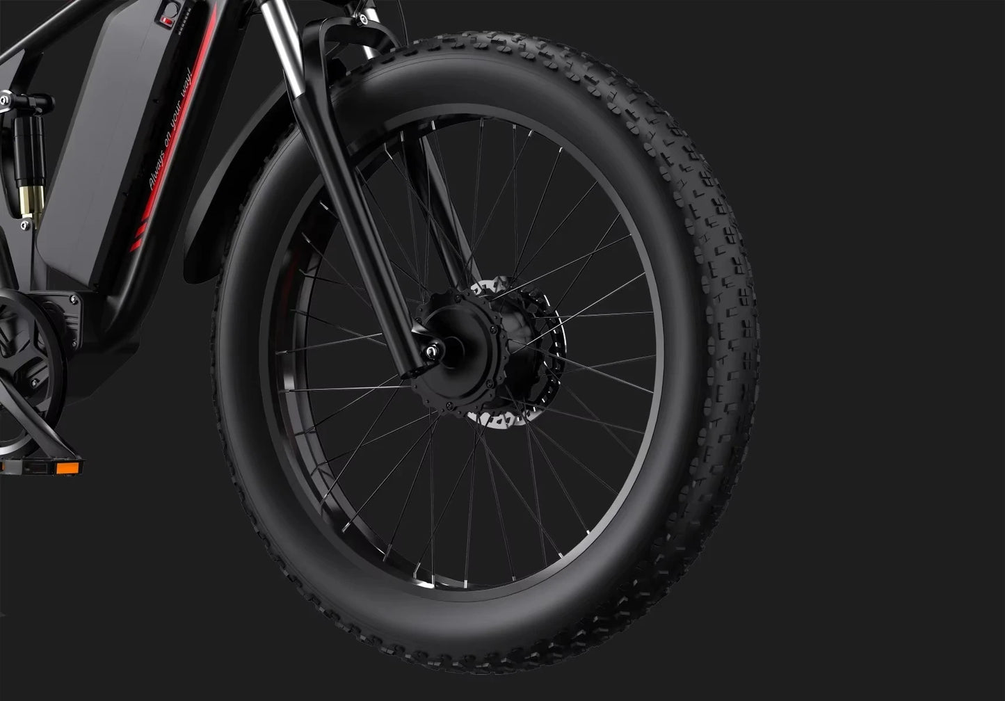Duotts S26 1000*2 Dual Motor Electric Bike with 48V 20AH Lithium Battery Snow Mountain 26inch Fat Tire for Adults