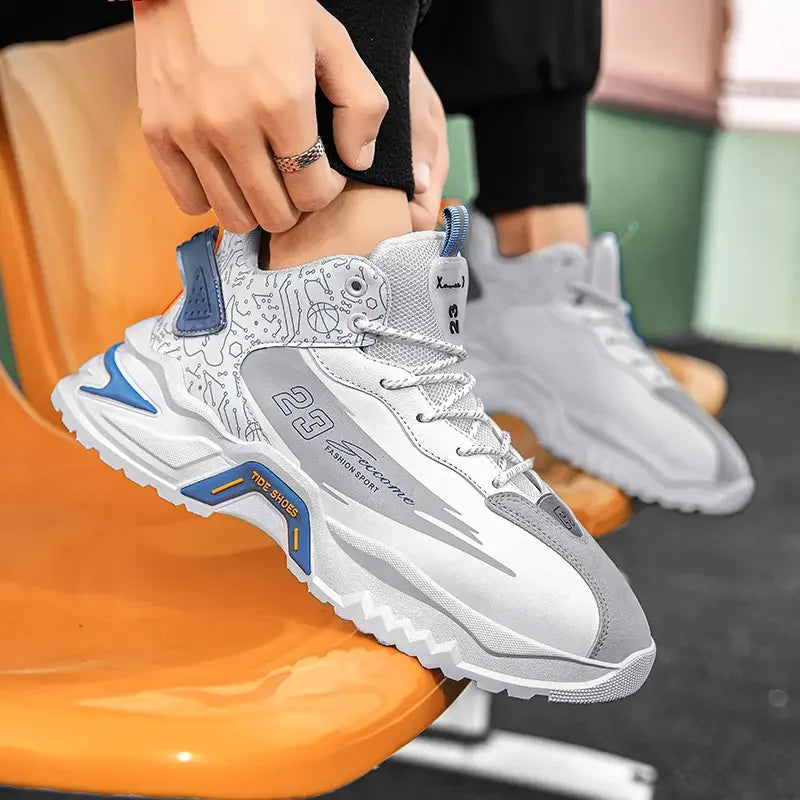 Men's Sneaker Shoes Casual Sports Basketball Shoes for Men Fashion Trends Original Male Sneakers High Top Mens Running Shoes