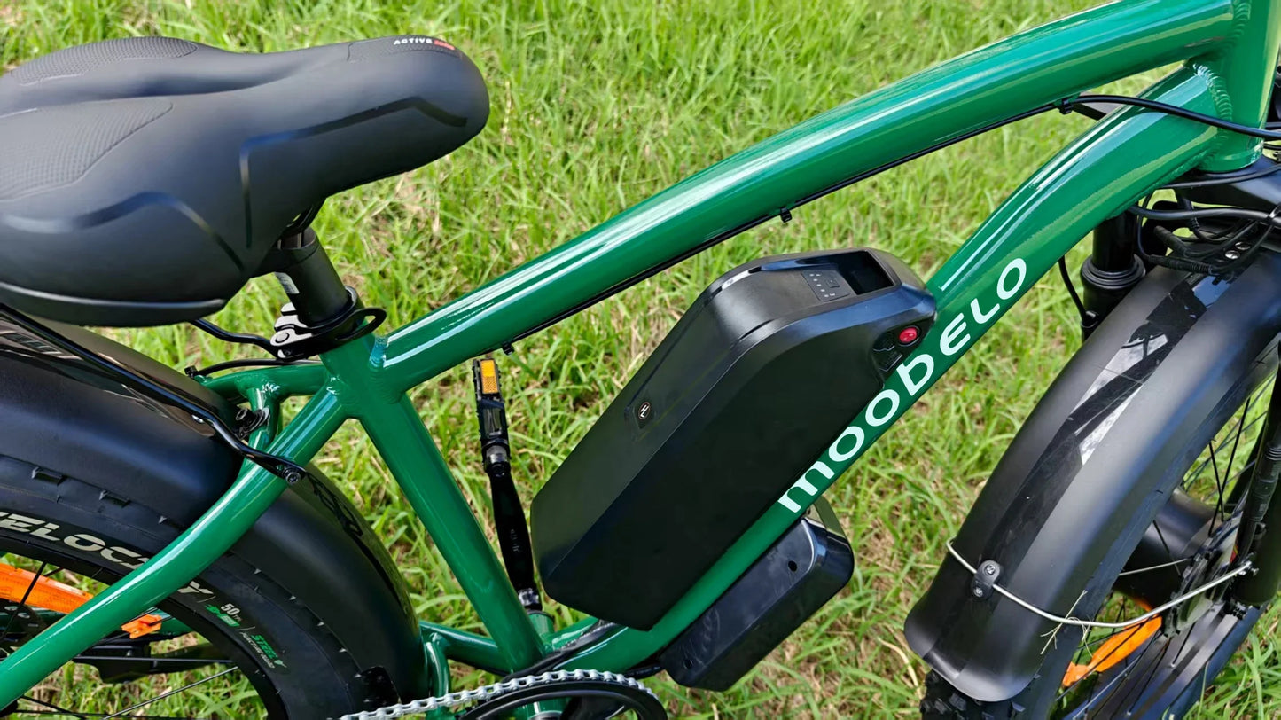 US Delivery Moobelo M1 2000W EBike 48V 22.4AH 35mph 26" Fat Tire Waterproof All-Terrain Adult EBike One-year Warranty