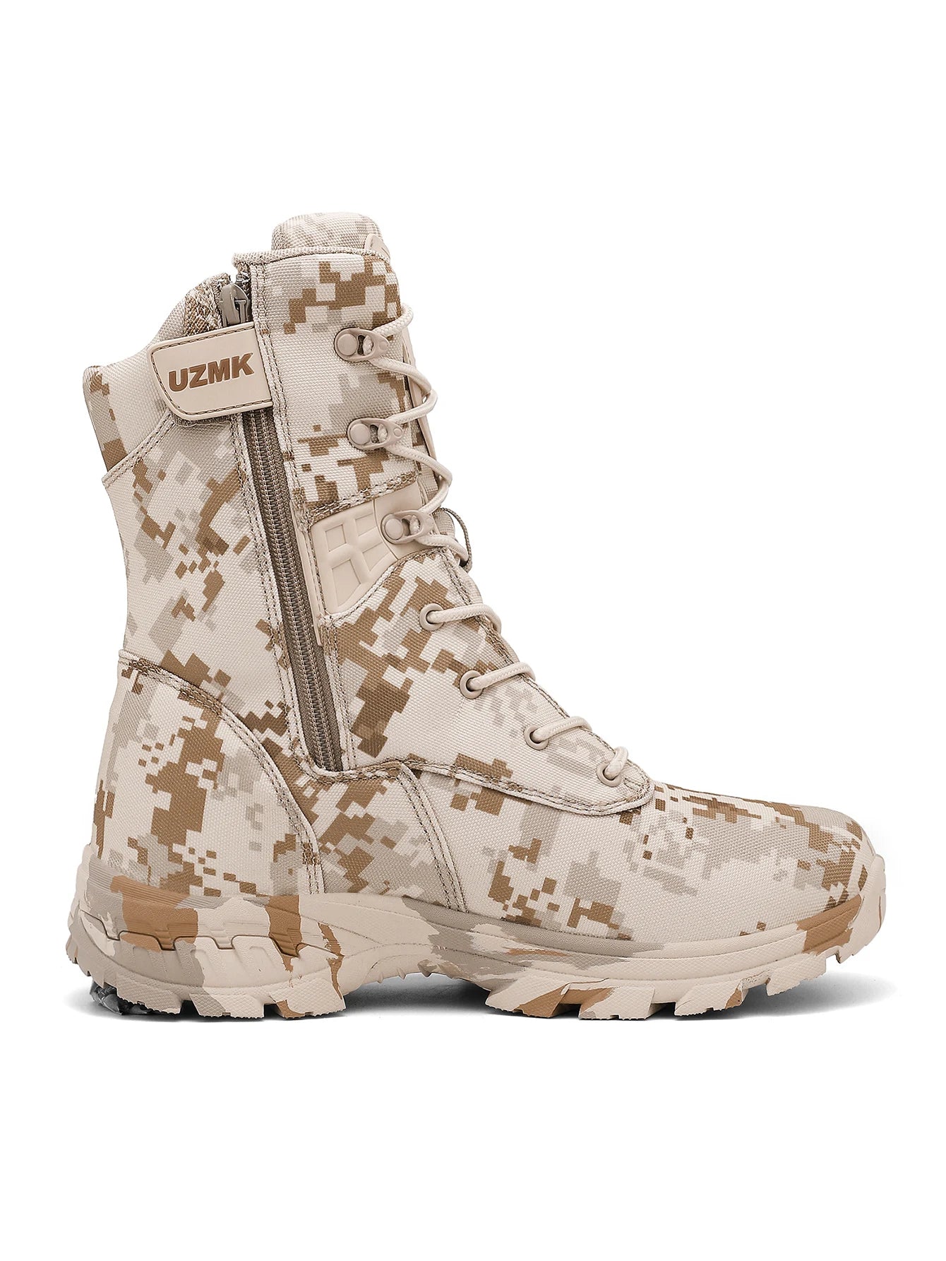 Men's Camouflage Tactical Boots Mountaineering Hiking Desert Waterproof Work Safety Shoes Ankle Boots Men's Outdoor Boots