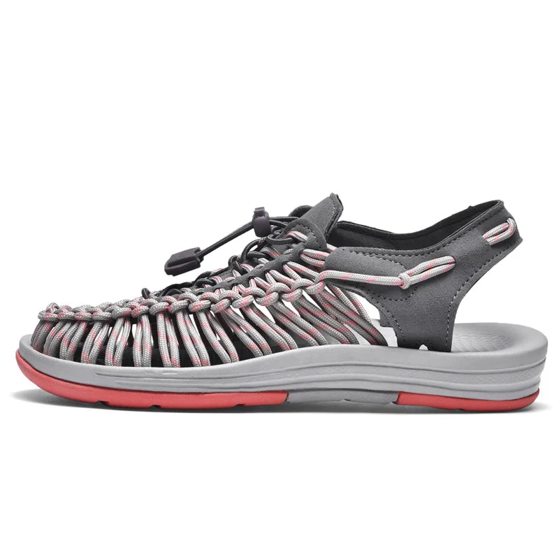 2025 Summer Men Sandals Genuine Leather Mens Casual Shoes Outdoor Men Leather Sandals for Men Beach Shoes Roman mens Shoes