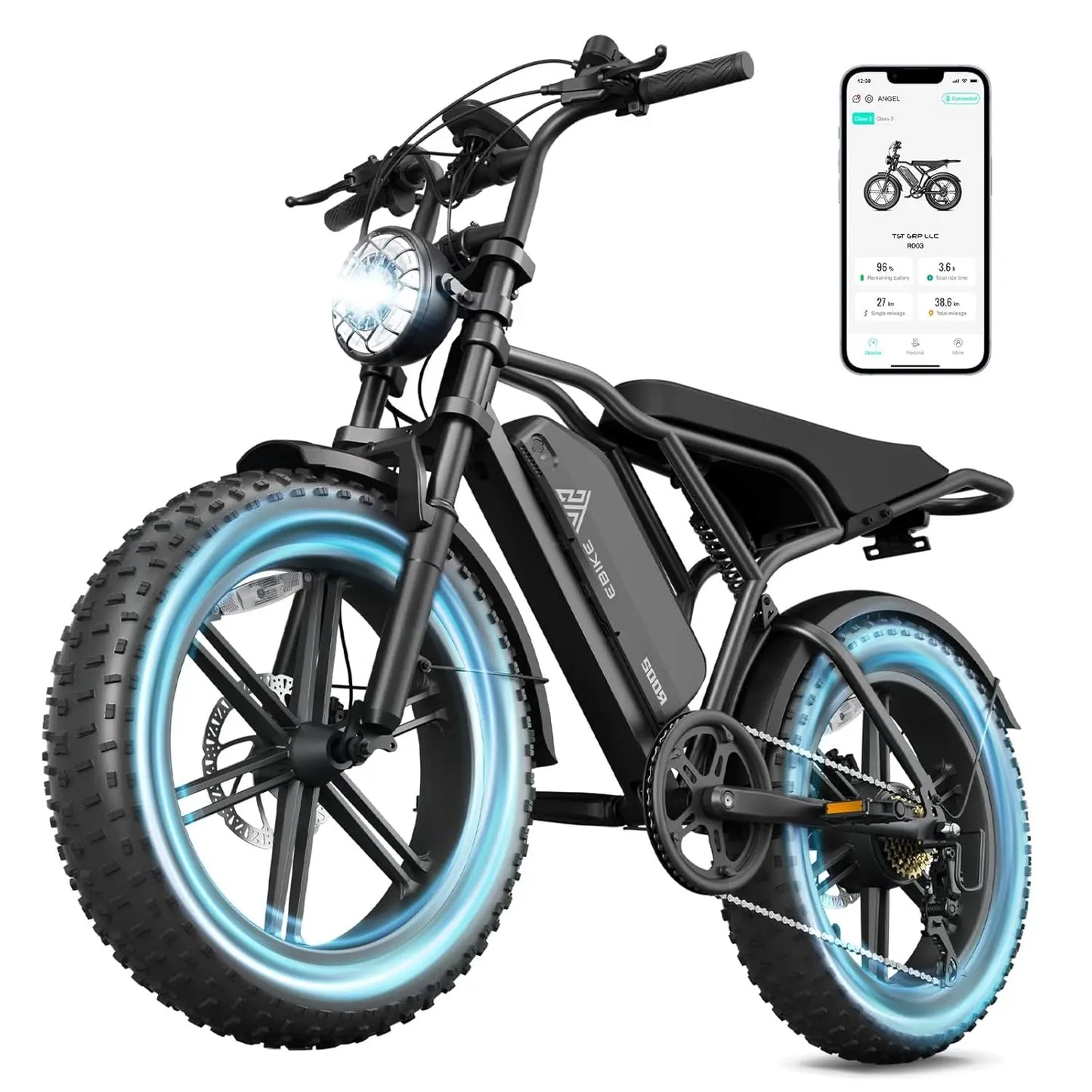 TST Electric Bike for Adults, 1500W Peak Motor Ebike with 48V 15/25/30Ah Built-in Battery, 60/120 Miles Range 28, Customized