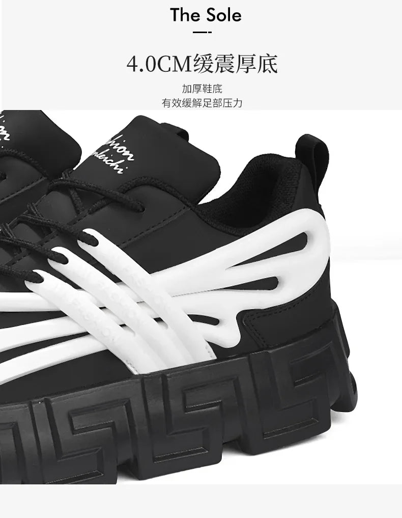 Casual Shoes For Men Street Style Walking Shoes Sneakers Thick Bottom Running basketball Shoes Male 2024 Vulcanized Sneakers Men