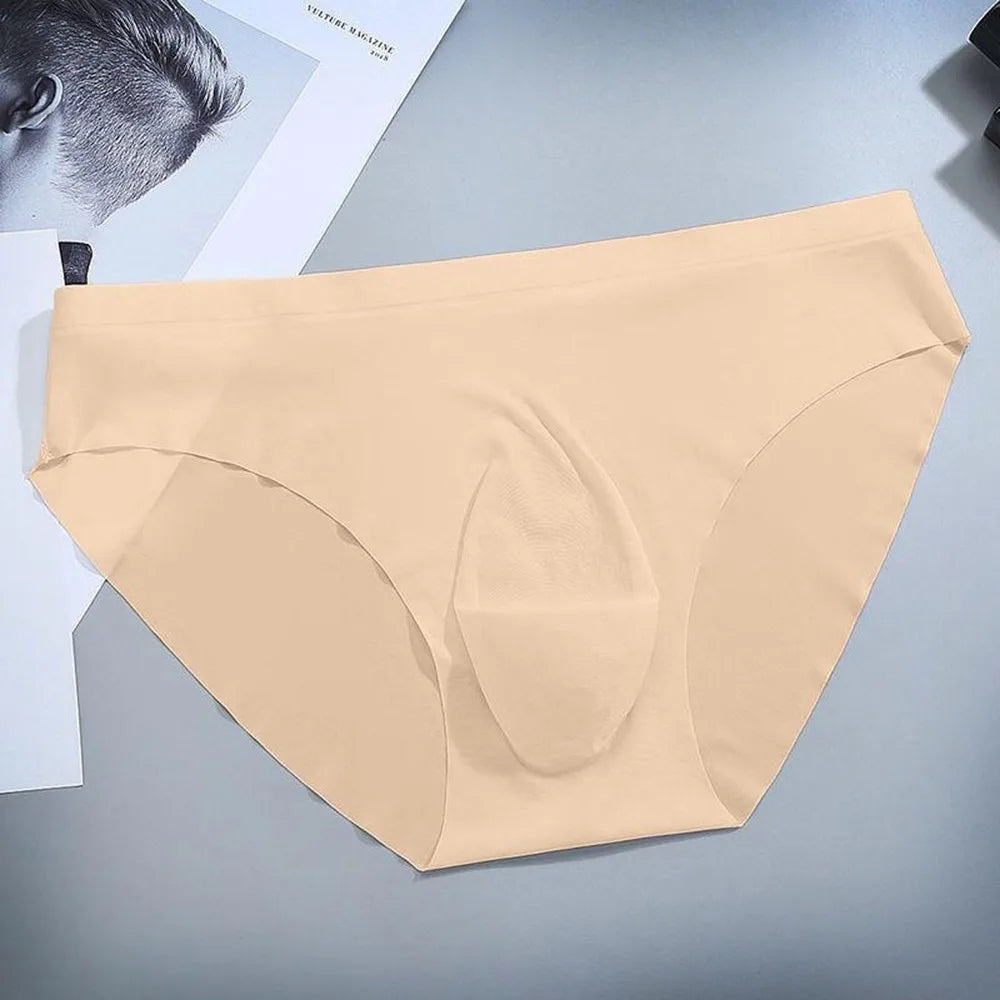 Sexy Men Briefs Underwear Mens Underwear Color Seamless U Conve Pouch Underpants Breathable Confortable Low Waist Male Panties