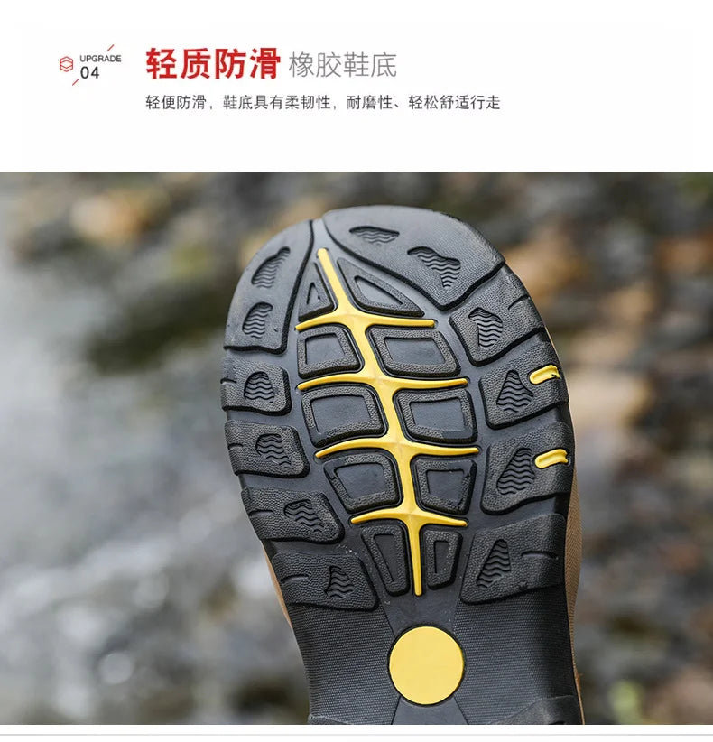 Summer Men Sandals Genuine Leather Mens Casual Shoes Outdoor Men Leather Sandals for Men Beach Shoes Roman Shoes Plus Size 38-48