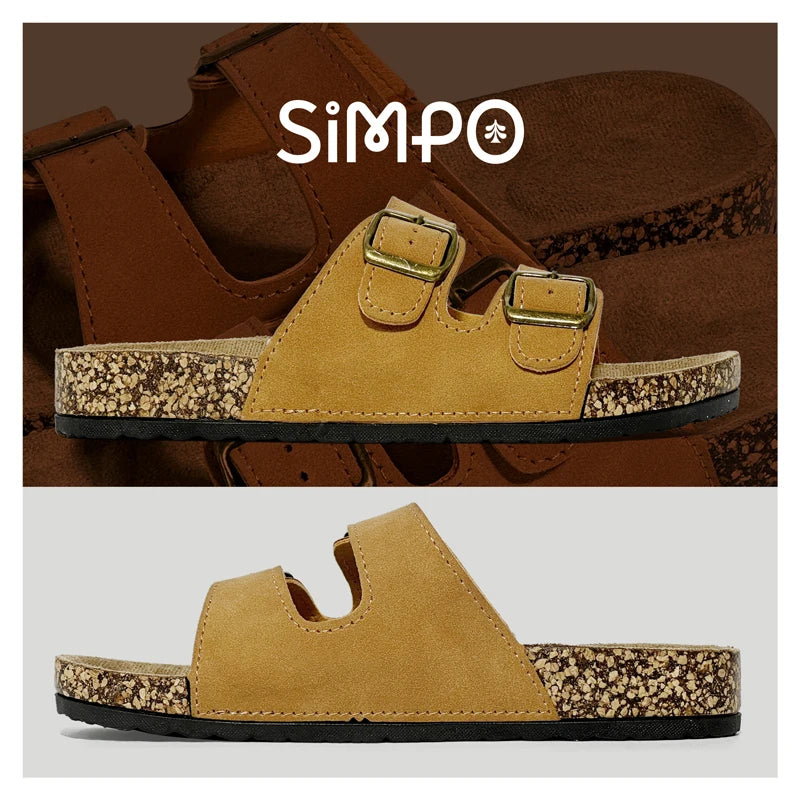 1 Pairs of Leather Sandal For Men And Women Beach Sandals 2025 Designer Men's Shoes Comfortable Slipper Original Brands Shoes