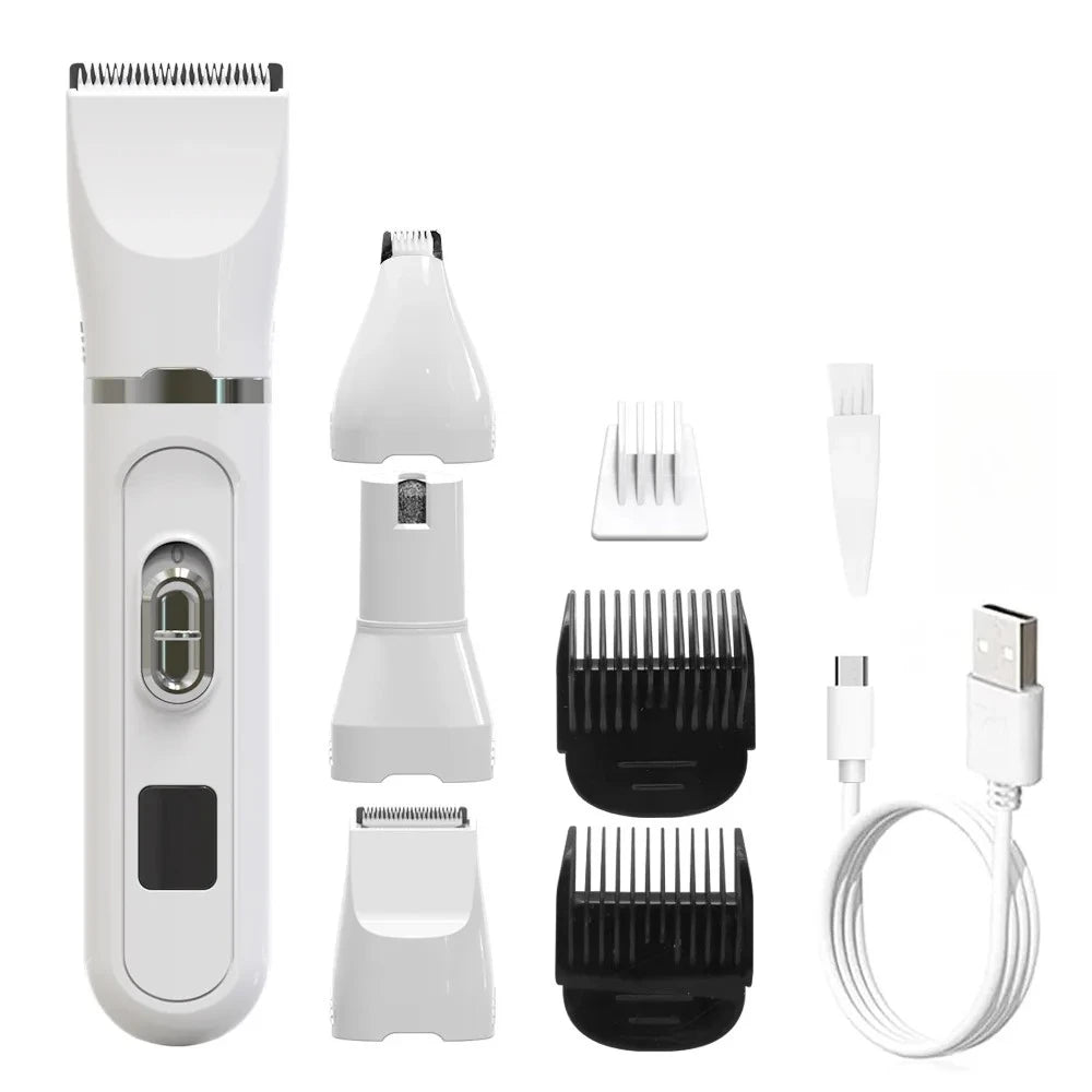 Dog Hair Clippers Grooming Electric Pet Clipper Professional Silent Hair Cutter USB Rechargeable Pet Grooming Clipper