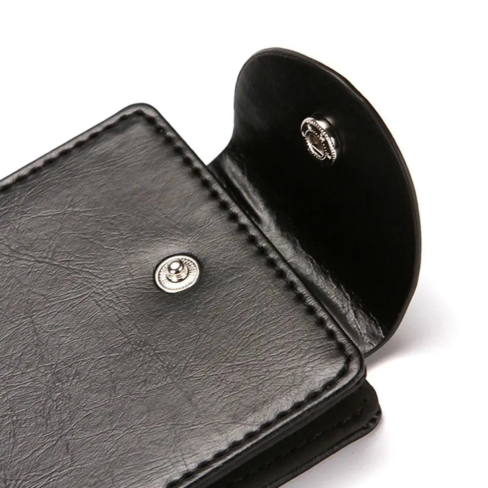 Men PU Leather Wallet Card Holder Male Fashion Purse Small Hasp Money Bag Mini Vintage Slim Wallets Clutch Bags